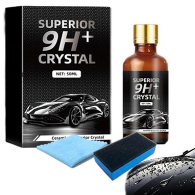 Crystal Serum for Cars, Graphene Ceramic Coating, 9H+ Ceramic & Crystal Coatings