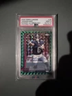 2025 Topps Chrome Green Geometric Refractor Jaxson Dart RC /99 PSA 9 w/ 10 AUTO