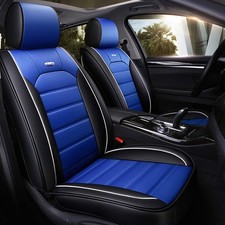 otoez Leather Car Seat Covers Full Set 5 Seats Faux Leatherette Automotive Se...