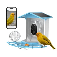 Luna Smart Bird Feeder with Camera, Enhanced AI Birds Species Identification, 