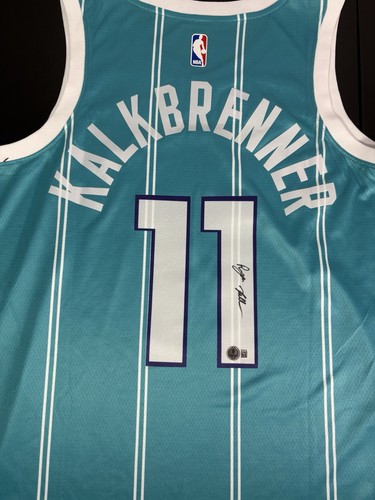 Ryan Kalkbrenner signed handsigniert Charlotte Hornets Basketball Trikot Beckett - Bild 6 von 24