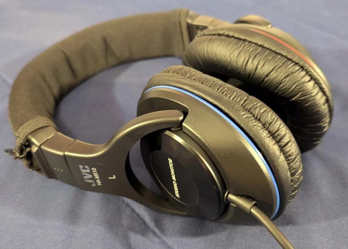 JVC Kenwood Victor HA-MX10-B Studio Monitor Headphones Hi-Res, US