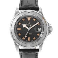 Tudor Submariner 9411/0 40mm Vintage Black Patina Ghost Bezel Steel Mens Watch