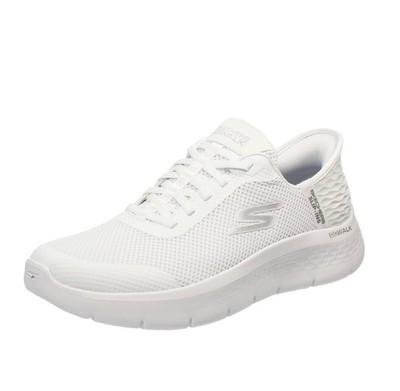 Skechers Go Walk Slip Ins - Slipper Weiß - Damen Schuhe Slipper