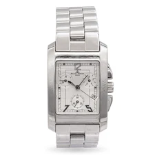 Baume & Mercier Hampton Chronograph Men's Steel Tank Watch 55341