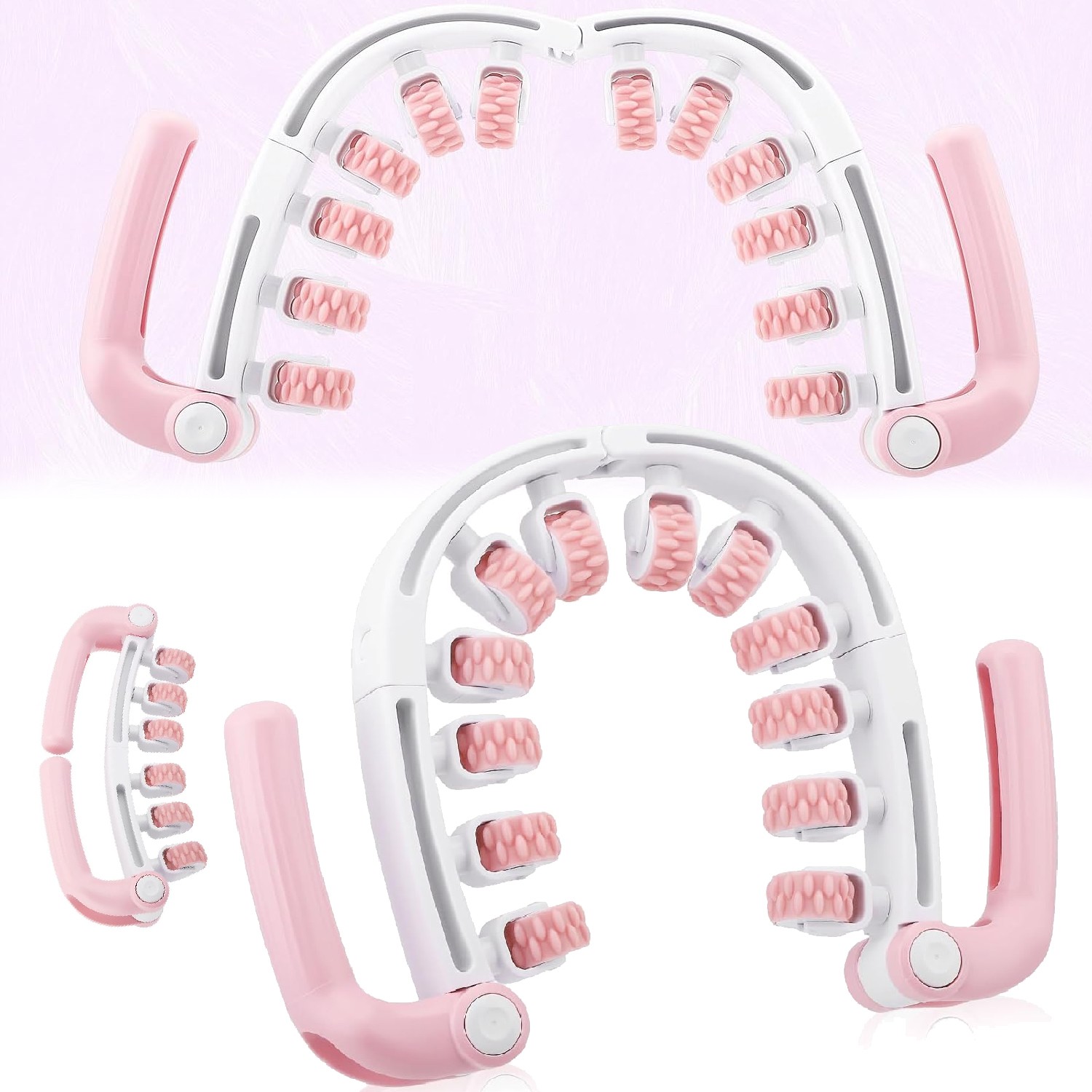 Beinmassagerolle, Tiefengewebemassagegerät, Hand-Oberschenkelrolle 12Roller