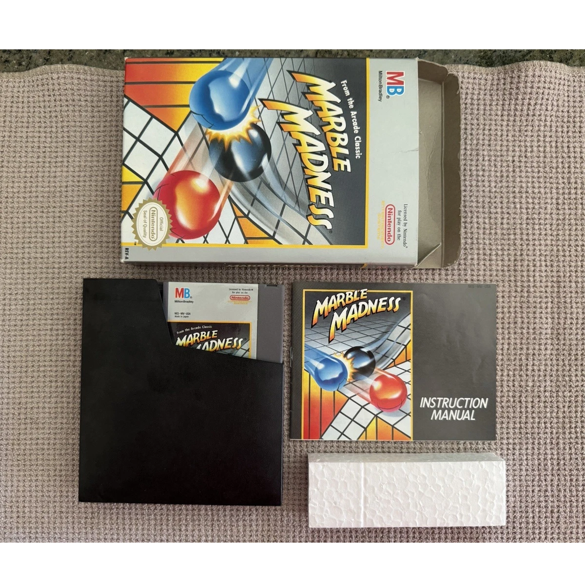 Nintendo NES Boxing Video Games Marble Madness for sale | eBay