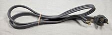 E 3 Prong Range Power Cord 6 Ft 30A 125/250V Gray Appliance Cord Ring Terminals