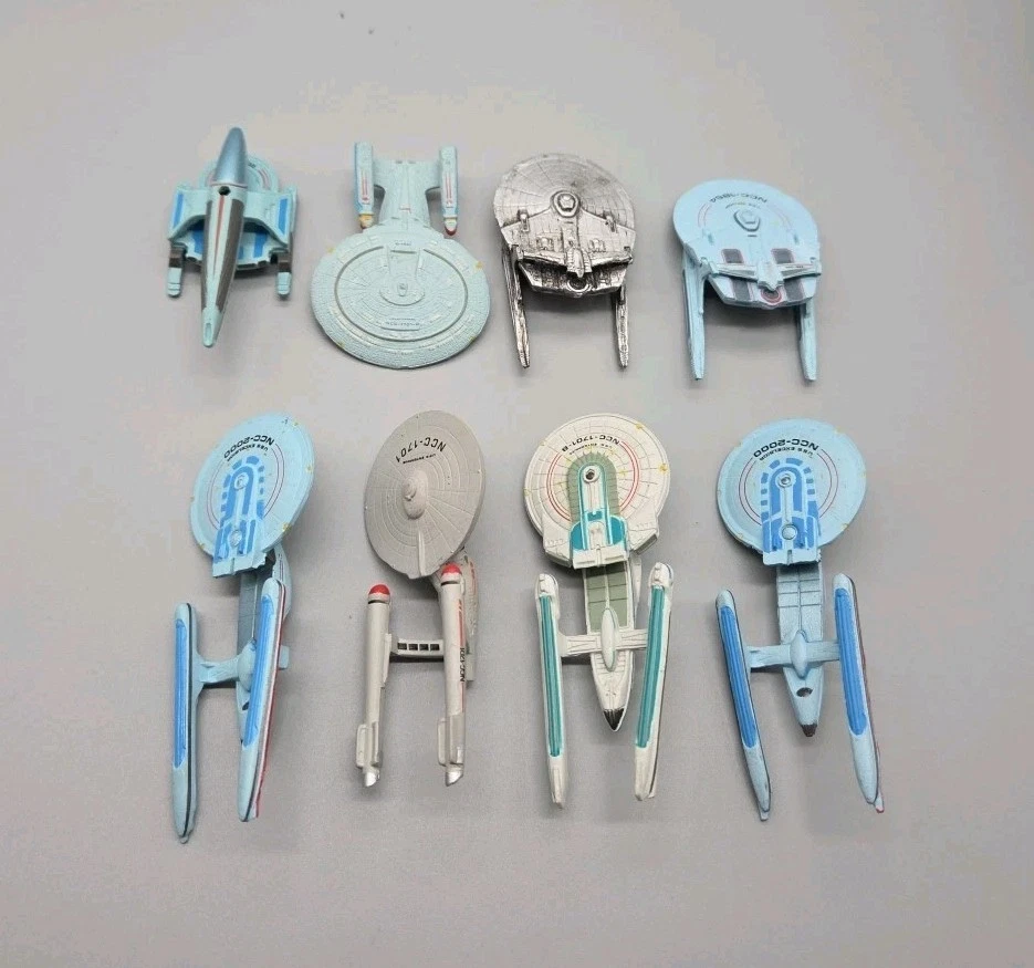 Star Trek U.S.S. Enterprise, U.S.S Excelsior NCC 2000 Galoob Lot Of 8 - Image 4 of 4