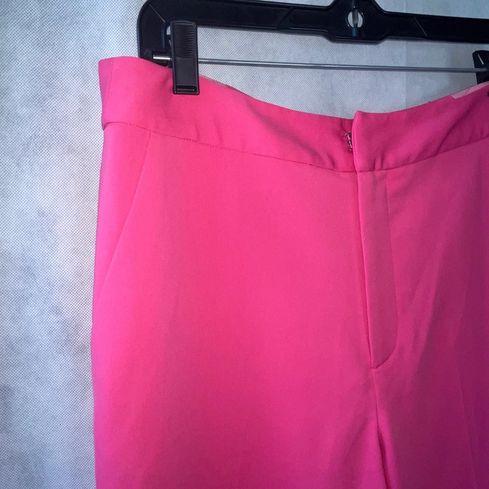Jay Godfrey Barbie Pink High Waist Tapered Crop Trousers Size 4  - Image 4 of 4