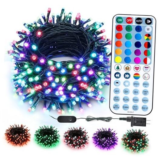 Color Changing String Lights 98FT 300 LED RGB Christmas 300 LED - Remote