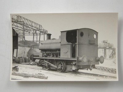 UK Industrie Dampflok Exeter Gas Works G Alliez 50er Jahre Foto
