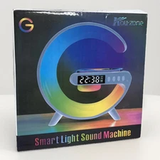 Smart Light Sound Machine Multifunctional Wireless Charger Sleep Aid Alarm