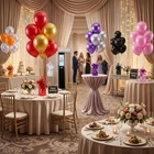 Foil Helium Balloon Weights 6/12/24 Pack Party Decorations Birthday Wedding Even