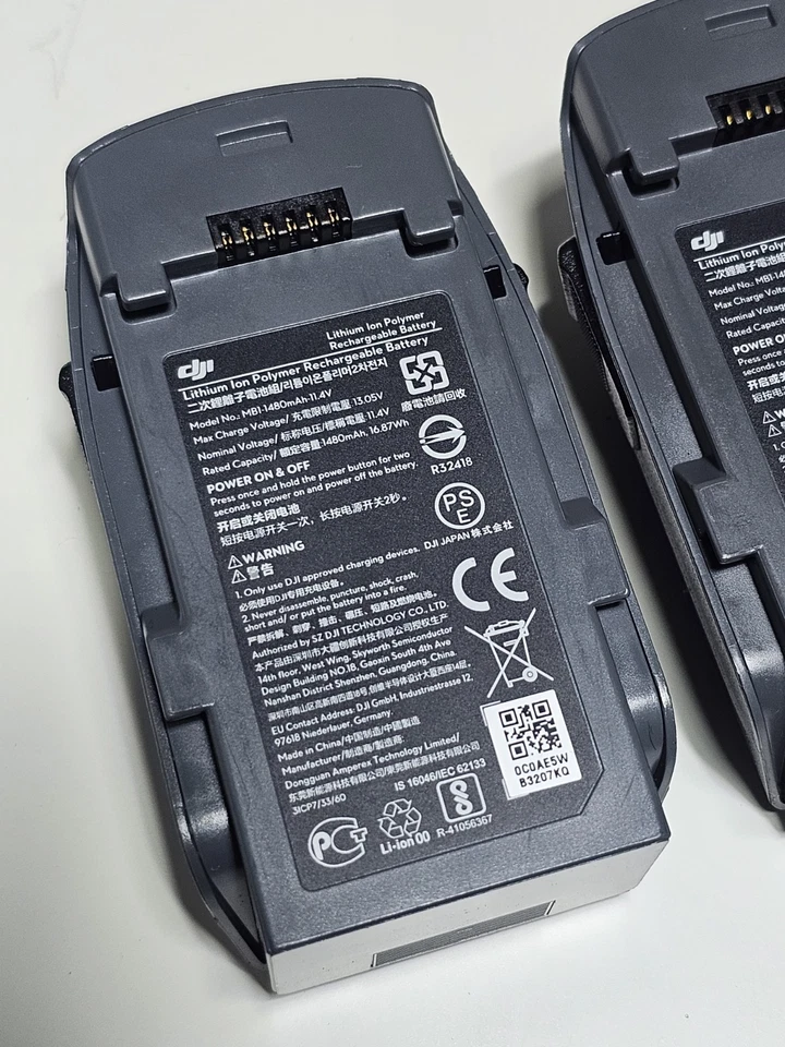 DJi Spark Véritable Batterie Lithium Ion Polymère 3s MB1-1480MaH 11,4V Non Testé - Photo 2/4