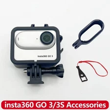 Frame Cage Case with Cold Shoe for Insta360 GO 3 3S Action Camera