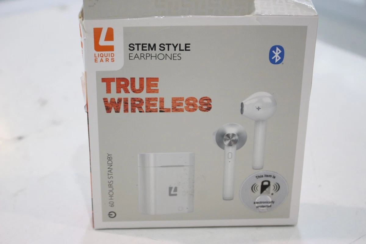 Liquid Ears Stem Style Wireless Earphones Assorted damaged box