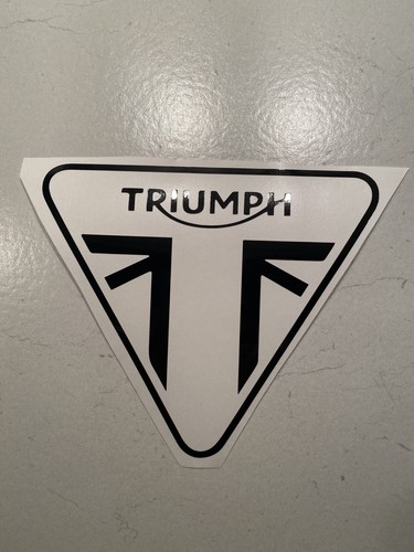 Adesivo Pretagliato Logo Serbatoio Triumph ποΈ - Foto 4 di 15