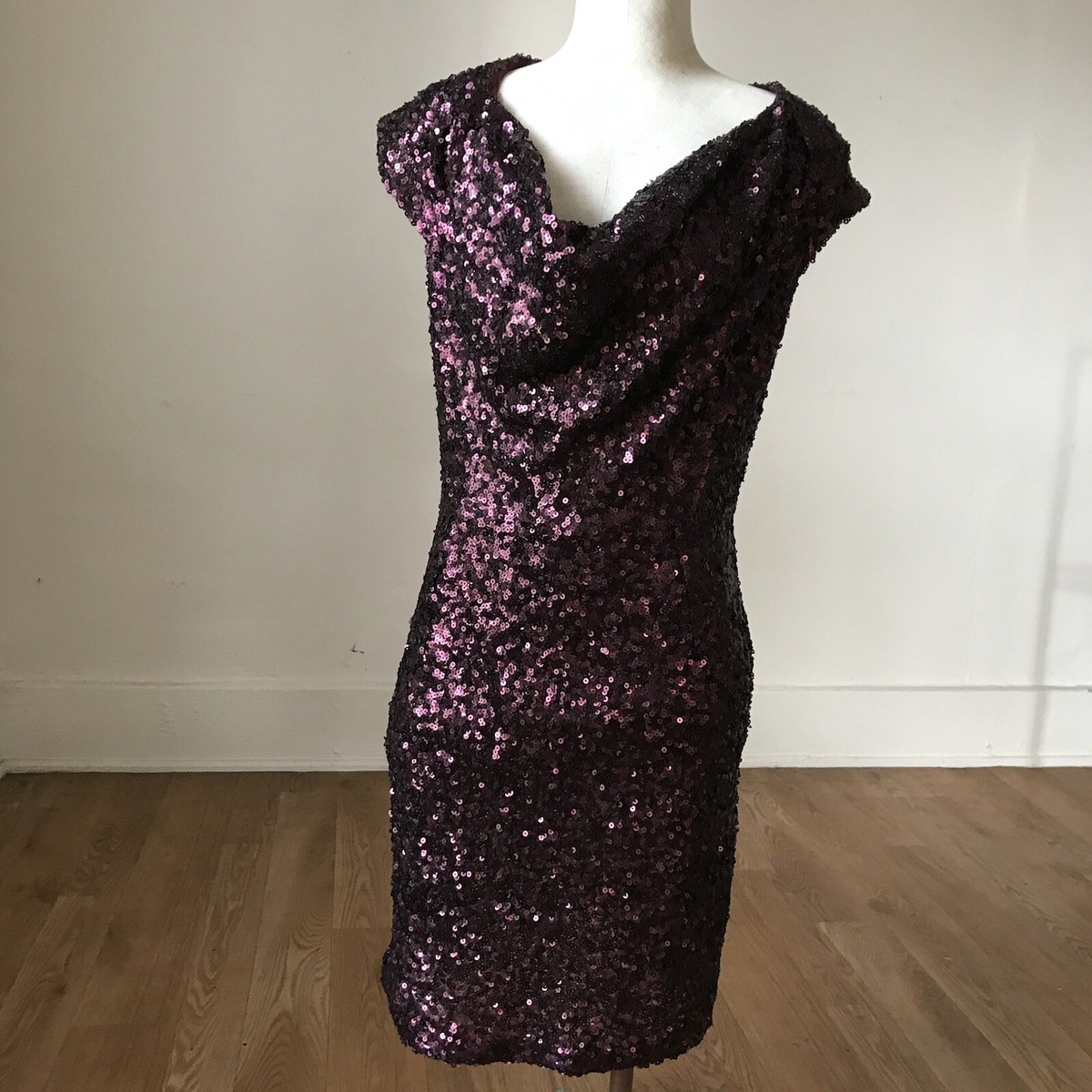 french connection burgundy dress nwot French connection Burgundy sequined dress size 8