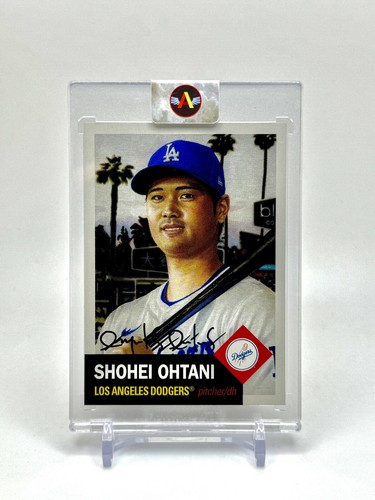Shohei Ohtani 2024 Topps Living Set #729 Artist Auto Angel S Aviles BLACK #d /25 - 第 16/20 張圖片