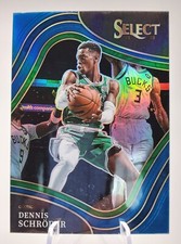 2021-22 Panini Select DENNIS SCHRODER #202  Courtside  Holo Prizm  MINT!