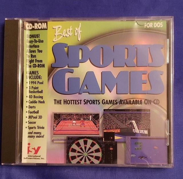 Best Of Sports Games CDROM PC 1995 16 Games eBay