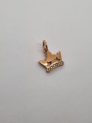 Dodo Anhänger Krone 9K Roségold mit 0,035ct Diamanten DMCK/9/BR