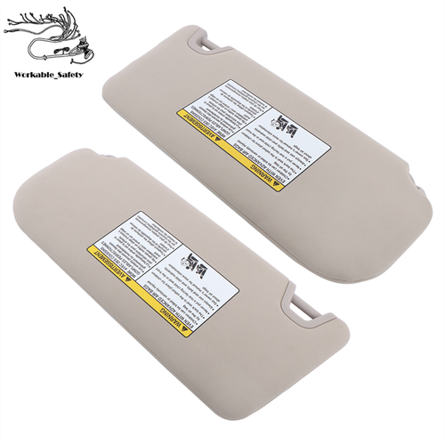 New Driver Passenger Side Sun Visor Beige W/Lights For Nissan Altima 2019-2024 - Foto 7 di 15