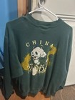 China Giant Panda Endangered Species Sweater | Large Vintage clothing piece