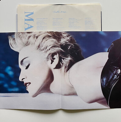 ORIGINAL Vtg 1986 MADONNA Album TRUE BLUE Lp 1ST PRESS Vinyl w
