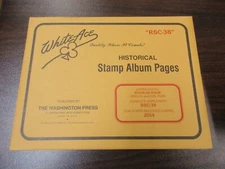 "WHITE-ACE" STAMP PAGES U.S REGULAR ISSUE  #RSC-38 ,2014 W/FREE SHP.