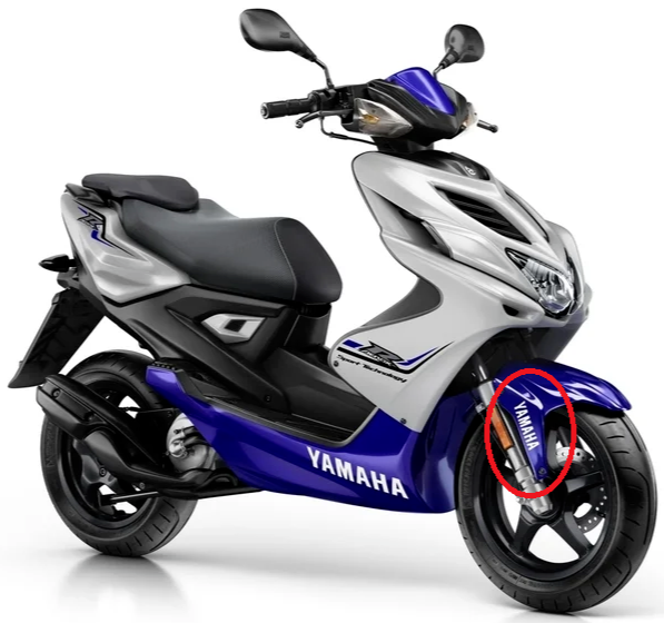 Pair Stickers Right Left Original Front Fender Yamaha AEROX | eBay