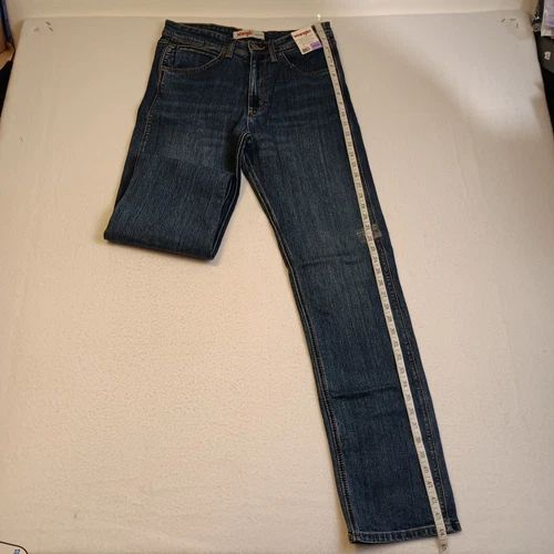 全新男式牧马人 30x34 深蓝色标准版型弹力牛仔裤 #1796601- 全新带标签! - 第 19 张/共 22 张
