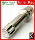 Tuner Key Alloy Wheel Bolt Nut Removal. 10 Point Star Drive Tool.