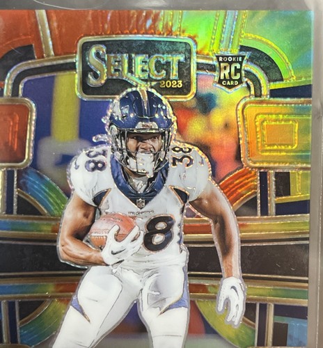 2023 Panini Select #428 Jaleel McLaughlin Tie Dye Prizm Rookie /25 SP Broncos RC - Picture 6 of 12