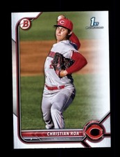 2022 BOWMAN PROSPECTS #BP-130 CHRISTIAN ROA 1ST BOWMAN ROOKIE RC - REDS
