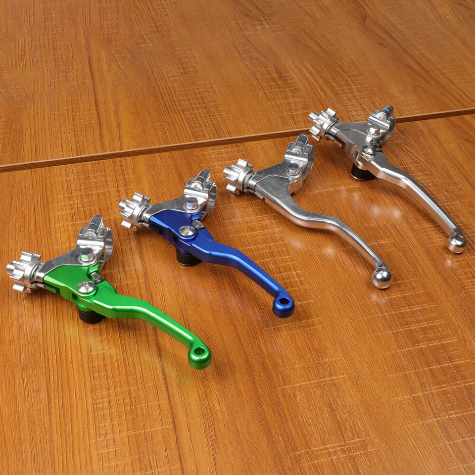 Barra de embrague CNC 7/8" percha con palanca para Honda CR Yamaha YZ Suzuki DRZ Kawasaki KX Foto 2 de 4