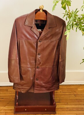 Danier Brown Lamb Skln Leather Jacket. Brand new￼. Size M/M. | eBay