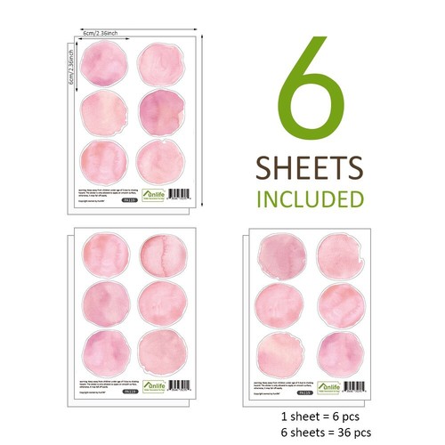 36 PCs Pink Polkadots Girls Room Wall Mural - Picture 3 of 4