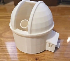 Unique Space Observatory O S HO Z or N Scale Building Scenery White & Paintable!