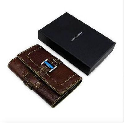 PIQUADRO PD1853LA/TM Women's Brown Wallet Retail $210 NEW!! SUPER SALE!!