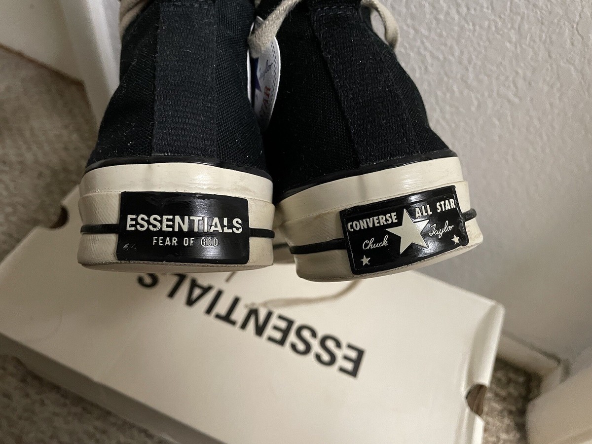 Converse Chuck 70 Fear of God FOG Essentials Shoe Black Converse Chuck 70 Fear of God FOG Essentials Shoe Black