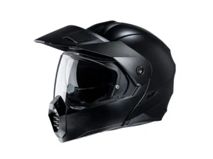 HJC C80 Plain Matt Black Flip Front Adventure Motorcycle Helmet