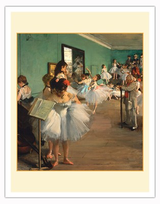 The Dance Class by Edgar Degas 1874