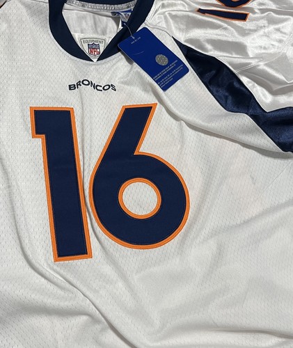 JAKE PLUMMER 16 Denver Broncos Men White Sewn NFL Jersey 4XL Reebok NEW TAGS - Picture 5 of 8