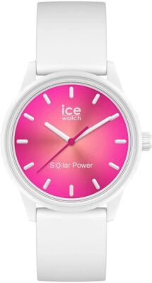 [Ice-Watch] 019031 ICE Solar Power Coral Reef Small Silicone Belt 36mm