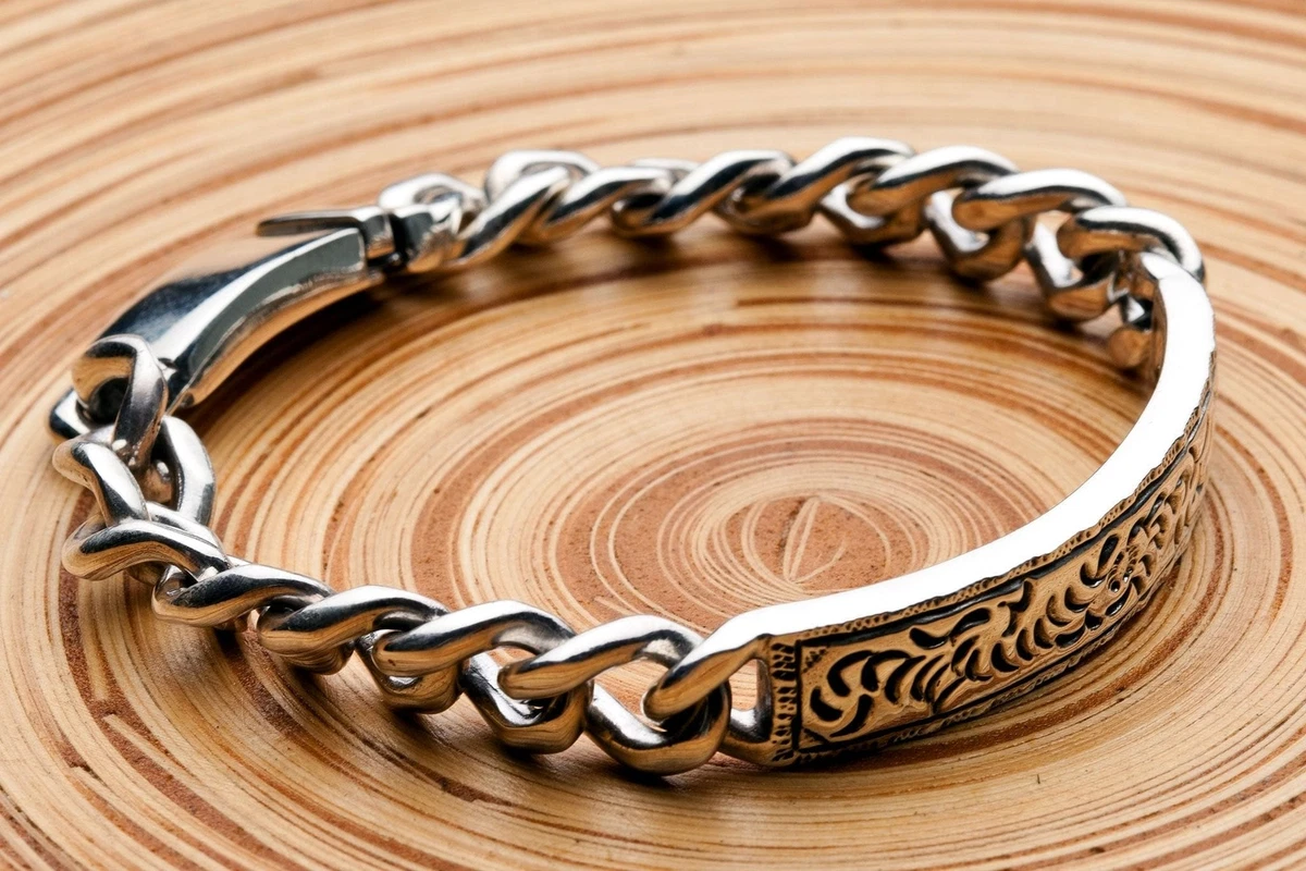 Hammered clearance silver bracelet