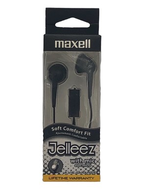 Maxell Jelleez Earbuds With Mic. Music 