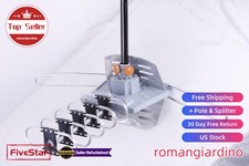 Outdoor Digital HDTV Antenna Amplified Splitter 5 TV 360 Rotor UHF VHF FM 150 Mi