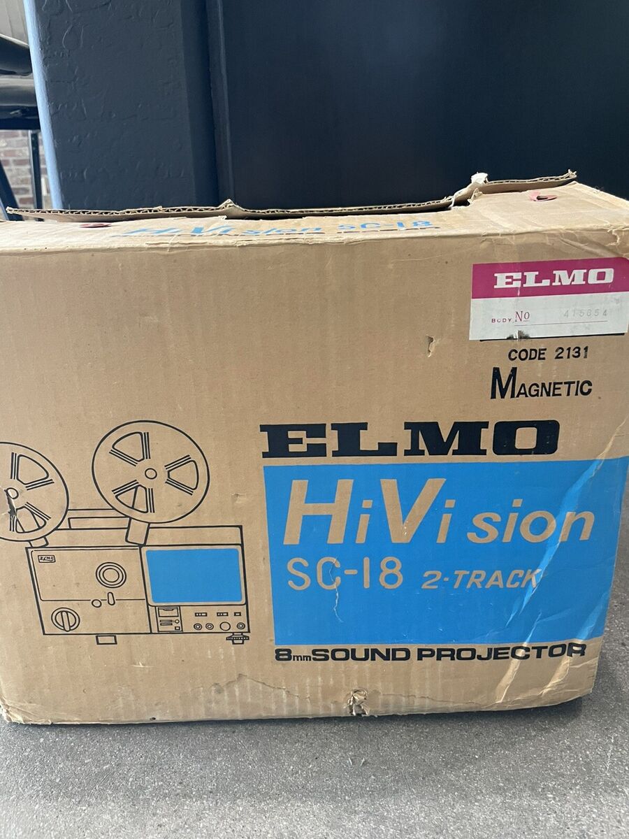 ELMO SC-18 M HiVision 2-Track Super 8mm, Sound Built In ELMO SC-18 M HiVision 2-Track Super 8mm, Sound Built In
